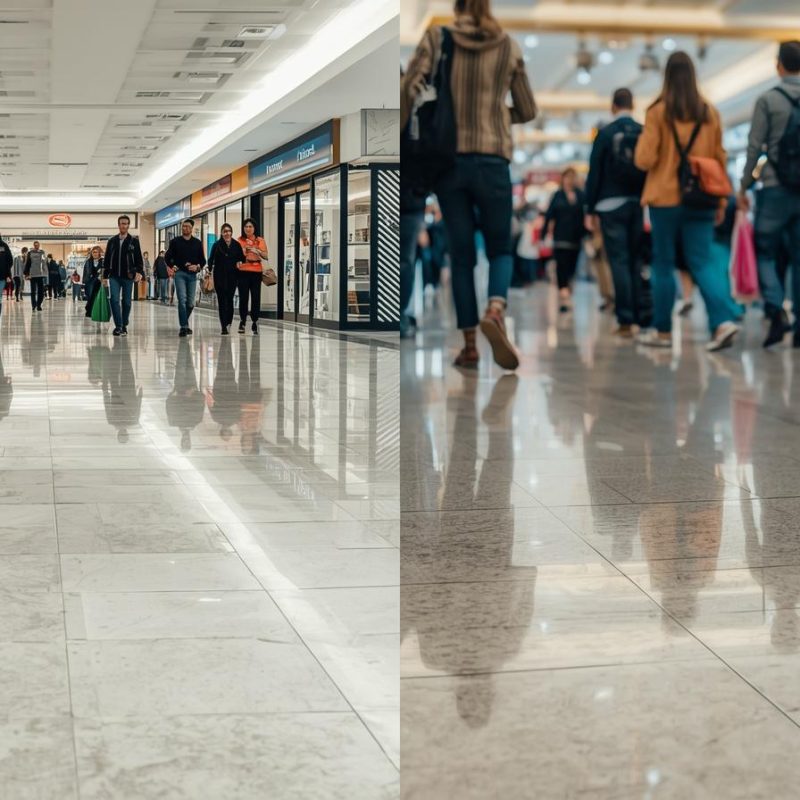 generar una foto donde muestre el piso de un centro comercial antes y despues (1)